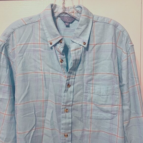 Tackle & Tides-Men's Long Sleeve Size XL Flannel Casual Button Up Shirt-Fall-Com - Picture 3 of 13